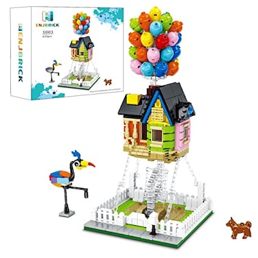 ENJBRICK Up Balloon House Building Kit for Kids 814 Yrs 635 Pcs Creative Building Block Set Tensegrity Sculptures