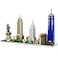 dOvOb Architecture New York Skyline Micro Mini Blocks Building Set 3048 Pieces Bricks3D Puzzle Collection Model Kit as Gift for Adults or Kids