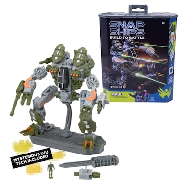 SNAP SHIPS Snap Ships Forge Maul FT12 Assault Mech Build to Battle No Batteries Required Build 3 Different Designs 8