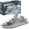 Apostrophe Games Navy Destroyer Building Block Set 533 Pieces Building Block Set for Kids and Adults Compatible with All Building Bricks