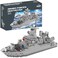 Apostrophe Games Navy Destroyer Building Block Set 533 Pieces Building Block Set for Kids and Adults Compatible with All Building Bricks