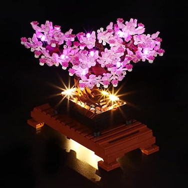 BRIKSMAX 20 LED Light Kit Compatible with LEGO Bonsai Tree 10281 Building Set for Builders and Collectors Hidden Wire Design for Home DecorDesk DisplayGift GivingNO LEGO