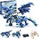 Sillbird Dragon Building Kit with Remote Control STEM Gifts for Kids Boys Ages 812 Technic Buildable 3in1 Models Coding Toys for Birthday with 590 Pieces