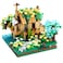 COZYMASS Adults Building Block Set Port Cabin Tiny Blocks 600 PCS with 2 Figure Architecture House Model for Ages 14 and Up