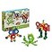PLUS PLUS Learn to Build Creatures 240 Pieces Interlocking Mini Hashtag Blocks 3D Puzzle Stem Toy for Kids