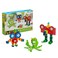 PLUS PLUS Learn to Build Creatures 240 Pieces Interlocking Mini Hashtag Blocks 3D Puzzle Stem Toy for Kids