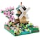 COZYMASS Architecture River Windmill Building Model Kit Micro Block Set Mini Blocks 600 PCS with 2 Figure