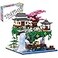TzFioy Peach Blossom Spring Utopia Building Blocks Set 3661Pcs Famous Chinese Fable Architecture with 2 Figures String Lights Educational Toys Micro Bricks for Kids Adults