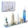 LUKHANG New York City Skyline Micro Blocks Set for Adults 3452 Pcs Mini Iconic NYC Architecture Building Block Sets Gift for Teen 14 Home Office Decor