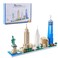 LUKHANG New York City Skyline Micro Blocks Set for Adults 3452 Pcs Mini Iconic NYC Architecture Building Block Sets Gift for Teen 14 Home Office Decor