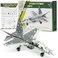 MALUVRIAN Erector Set Fighter Jet for Boys Girls Metal Model Airplane Kit for Adults Teens and Advanced Kids Stem Toy Educational and Engineering 158 pcs