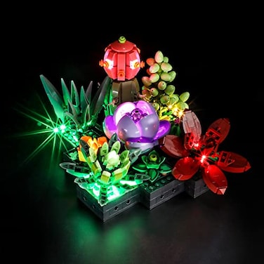BRIKSMAX Led Lighting Kit for LEGO10309 Succulents Not Include The Lego Set Compatible with Lego Creator Expert 10309 Succulents Building Blocks Model