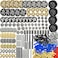 dspitwod Technical Gears Axle Pin Connectors Rubble Wheels Connectors Rack Gear Screw Track Building Brick Pieces Sets Compatible with Major Brand STEM Learning Kits for Kids Age 814 Years