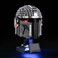 GEAMENT LED Light Kit Compatible with Lego The Mandalorian Helmet Lighting Set for 75328 Building Model Model Set Not Included