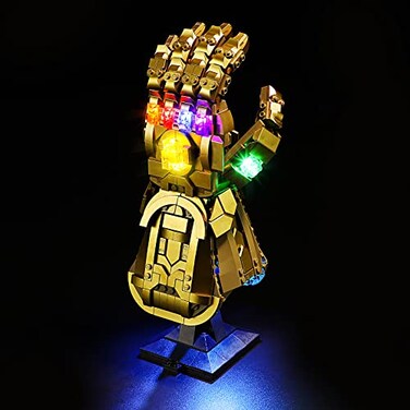YEABRICKS LED Light for Lego76191 Marvel Infinity Gauntlet Building Blocks Model Lego Set NOT Included
