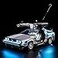 YEABRICKS LED Light Kit for Lego Creator Expert Back to The Future Time Machine Building Blocks Model LED Light Set Compatible with 10300Lego Set NOT Included