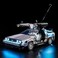 YEABRICKS LED Light Kit for Lego Creator Expert Back to The Future Time Machine Building Blocks Model LED Light Set Compatible with 10300Lego Set NOT Included