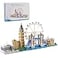 LUKHANG New Architecture London Skyline Building Set Fun Satisfying Model Kit with 3430pcs Gift for Adults 14 Micro Mini Blocks