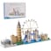 LUKHANG New Architecture London Skyline Building Set Fun Satisfying Model Kit with 3430pcs Gift for Adults 14 Micro Mini Blocks