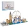 LUKHANG New Architecture London Skyline Building Set Fun Satisfying Model Kit with 3430pcs Gift for Adults 14 Micro Mini Blocks
