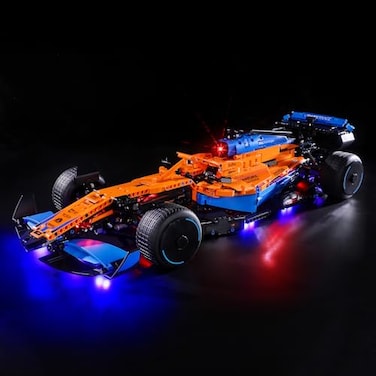 GEAMENT LED Light Kit Compatible with Lego McLaren Formula 1 F1 Lighting Set for Technic 42141 Building Model Model Set Not Included