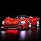 BRIKSMAX Led Lighting Kit for LEGO42143 Ferrari Daytona SP3 Compatible with Lego Technic Building Blocks Model Not Include the Lego Set