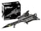 Apostrophe Games SR 71 Blackbird Jet Building Block Set 184 Pieces for Kids and Adults Fits All Building Bricks