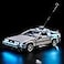 GEAMENT LED Light Kit Compatible with Lego Back to The Future Time Machine Lighting Set for Creator 10300 Building Model Model Set Not Included
