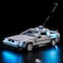 GEAMENT LED Light Kit Compatible with Lego Back to The Future Time Machine Lighting Set for Creator 10300 Building Model Model Set Not Included