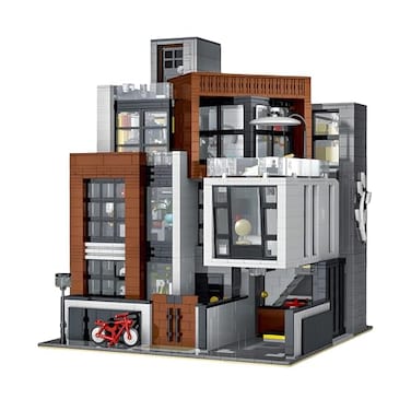 General Jim's General Jims Modern Cubist Villa Modular City Building Blocks MOC Bricks Set Compatible with Lego City Sets and Other Major Brands