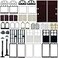 Miutrue Building Bricks Kit Glasses Windows and Doors Set Accessories Compatible for Generic Classic Bricks for Kids Boys Grils Building Kits fits with Major Brands