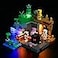 BrickBling Light Kit Compatible with Lego Minecraft The Skeleton Dungeon 21189 Minecraft Dungeon LED Lighting Compatible with Lego 21189 Lights Only Not Come with Model