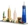 JXRLMB New York Iconic Architecture Skyline Micro Building Blocks Challenging Construction Set for Adults and Teens 14 3452 Pieces Perfect Home and Office Decoration Gift for Friends