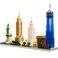 JXRLMB New York Iconic Architecture Skyline Micro Building Blocks Challenging Construction Set for Adults and Teens 14 3452 Pieces Perfect Home and Office Decoration Gift for Friends