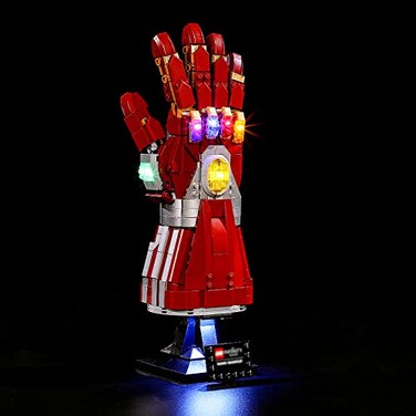 YEABRICKS LED Light for Lego 76223 Marvel Nano Gauntlet Building Blocks Model Lego Set NOT Included