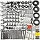 dspitwod MOC Technical Wheels Connectors Rack Gear Car Suspension Building Brick Accessories Pieces Sets STEM Learning Kits Engineering Toy Gift for Kids