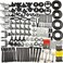 dspitwod MOC Technical Wheels Connectors Rack Gear Car Suspension Building Brick Accessories Pieces Sets STEM Learning Kits Engineering Toy Gift for Kids