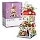 MEIEST Mini City Shop Street View Building Blocks Model SetSimulation Architecture Collection Particle Construction Building Bricks ToyHome Decoration14Mushroom