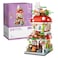 MEIEST Mini City Shop Street View Building Blocks Model SetSimulation Architecture Collection Particle Construction Building Bricks ToyHome Decoration14Mushroom