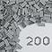 HUIZDQ 200 Piece Classic Small Building Bricks 2x4 Building Blocks STEM Creative Build Toys MOC Bulk Bricks DIY Play Set for Kids Age 6Light Grey Small Bricks 125x062x047 in