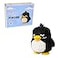 Larcele Animal Series Micro Building Blocks Animal Set DIY Mini 3D Building Toy Bricks1499 Pieces KLJM07 Penguin