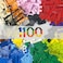 HUIZDQ 1100 Pieces Building Blocks Compatible with All Major Brands Classic Bulk Blocks Includes Wheels Door Window Street Lights