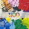 HUIZDQ 1100 Pieces Building Blocks Compatible with All Major Brands Classic Bulk Blocks Includes Wheels Door Window Street Lights