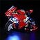 GEAMENT LED Light Kit Compatible with Lego Ducati Panigale V4R Lighting Set for Technic 42107 Building Model Model Set Not Included