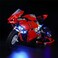 GEAMENT LED Light Kit Compatible with Lego Ducati Panigale V4R Lighting Set for Technic 42107 Building Model Model Set Not Included