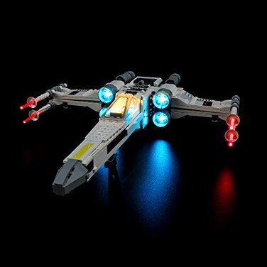 BRIKSMAX Led Lighting Kit for LEGO75301 Luke Skywalkers XWing Fighter Compatible with Lego Star Wars Building Blocks Model Not Include Lego Set
