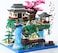 Yushinv Cherry Blossom Tree Building Set with Gift Box Original Music Cherry Blossom Tree HouseType Symphony Japanese Sakura Tree House Lights Building Kit3320 Pcs Cherry Bonsai Building Set