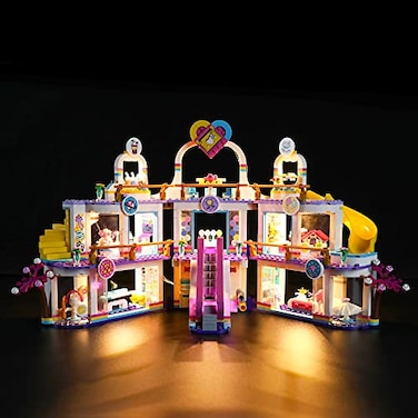 GEAMENT LED Light Kit Compatible with LEGO Heartlake City Shopping Mall Lighting Set for Friends 41450 Building Model Model Set Not Included