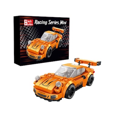 Block Builder 911 Racing Car Building Block Set 230 Pieces Racing Car Building Blocks for Kids and Adults