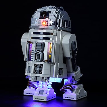 GEAMENT Version 2021 LED Light Kit Compatible with Lego 75308 R2D2 Ver2021 Lighting Set for Building Model Model Set Not Included